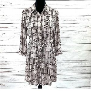 Cabo shirt dress with tie